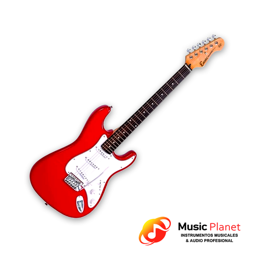 [(3D) 24005000003] Guitarra Electrica Encore E6 Gloss Red