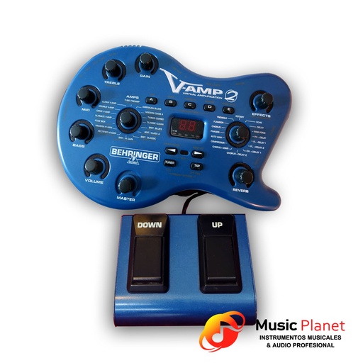 [(20) V-AMP-2] Procesador Multiefecto Behringer V-amp 2 + Foot's
