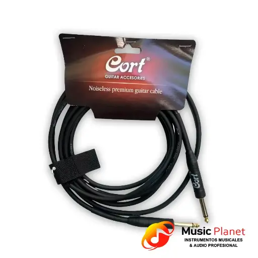 [CORT CA508 Cable Plug/Plug 3Mts Noiseless] Cort CA 508