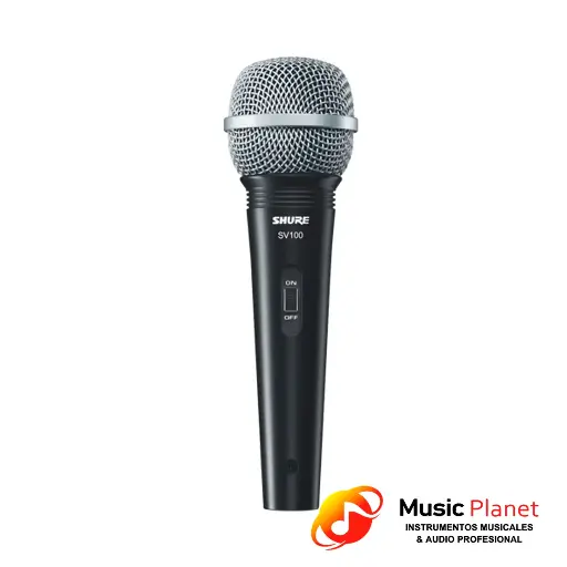 [(11) T1121805001] Microfono Dinamico Shure SV100 - Negro