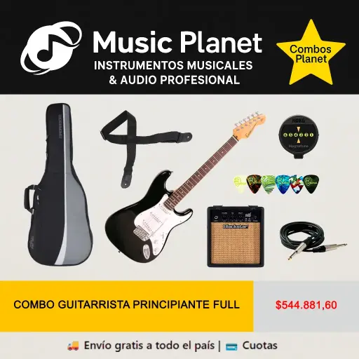 [(18H)  CB-GT-PC-FL] Combo Guitarrista Principiante Full