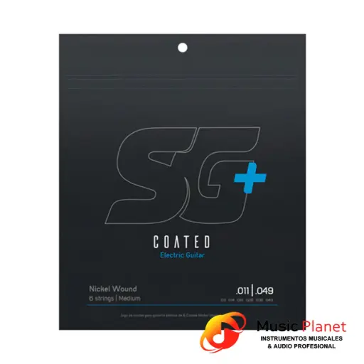 [100.200.160CE] Encordado Guitarra Electrica SG Coated .011
