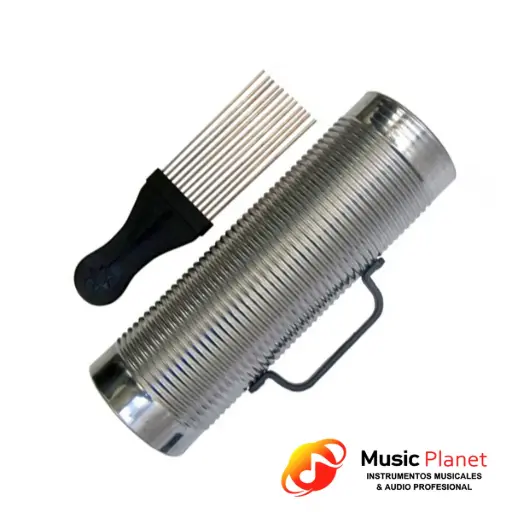 [(15) 103207189] Guiro Abierto Chico - Peine - Latin Profesional - Acero Inoxidable
