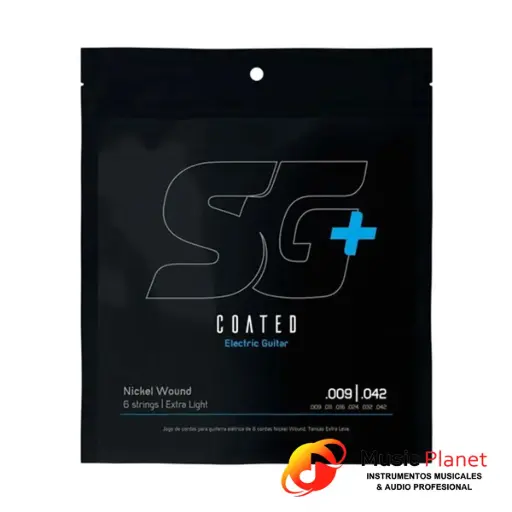 [(15) 100.200.145CE] Encordado Guitarra Electrica SG Coated .009