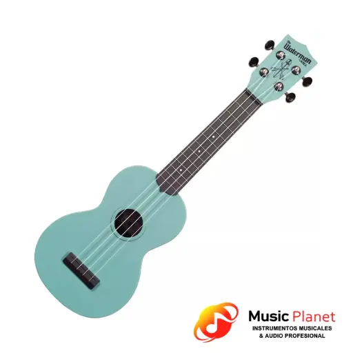 [(3) 440181000] Ukelele Waterman by Kala KA-SWG Soprano ABS Azul Flúor
