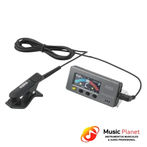 [(3) 478092100] Afinador Korg Slimpitch SLM-1CM Negro 