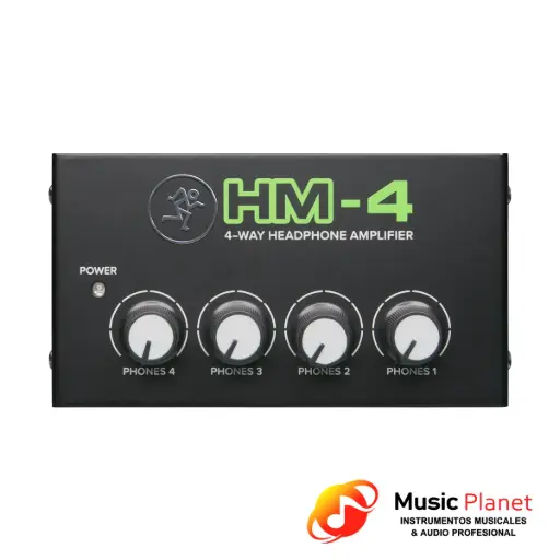 [(3) 517850200] Amplificador para Auriculares Mackie HM-4