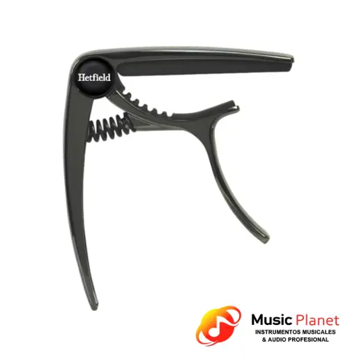 [(7) CP01N] Capotraste Guitarra Acustica y Electrica Hetfield CP01N