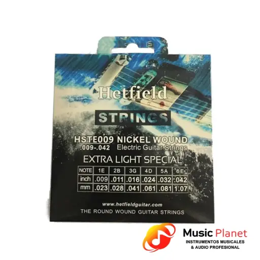 [(7) HSTE009] Encordado Guitarra Electrica Hetfield HSTE009