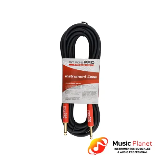 [(3) 38510500000] Cable Plug/Plug 6mts. StagePro SPGP20G