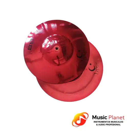 [(15) 114,210,003] Platillo Hit Hat 14" Izmir - Rojo