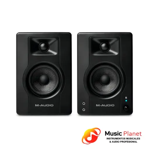 [(22) 2103191343484496] Monitores de Estudio M Audio BX3BT /Par - Negro
