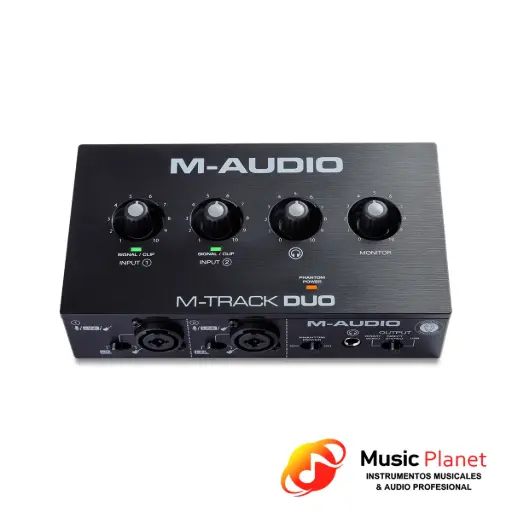 [(22) 2012221401491354] Placa de Audio M-Audio - MTrack Duo - Negro