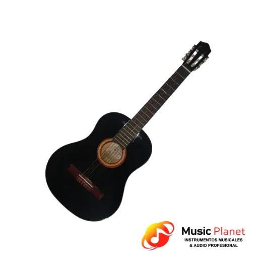 [(15) 104202001] Guitarra Clasica Francisco Tarrega - GE-01 4/4 - Negro