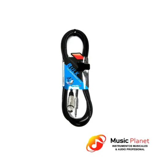 [(14) BULK200LU5] Cable Canon Hembra/Plug 6.3mm Mono Proel - BULK200LU5 - 5mts