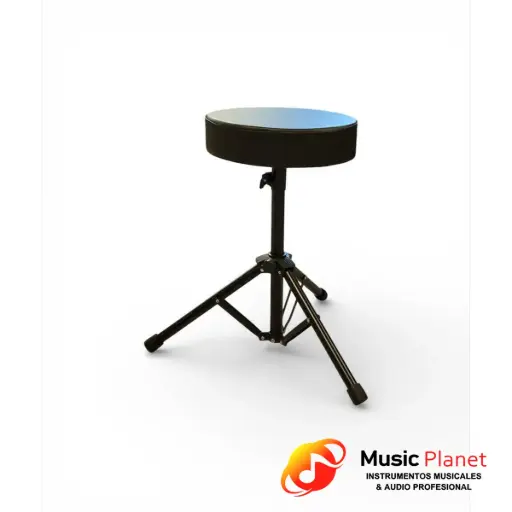 [(14) BB-1] Banqueta Bateria RipShot BB-1 - Negro