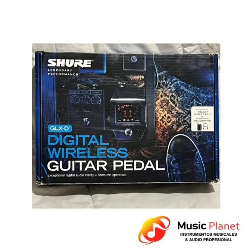 [(20) SR-GLX-D-BK] Pedalera Multiefectos Shure GLX-D Digital Wireless - Negro