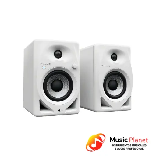 [(23) F1232302005] Monitores de Estudio Pioneer DJ DM-40D-BT-W  - Blanco