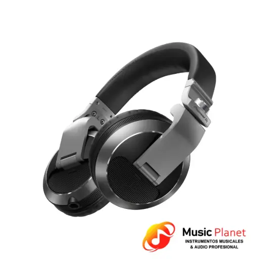 [(23) F1230309005] Auriculares Pioneer DJ HDJ-X7-S - Plateado & Negro