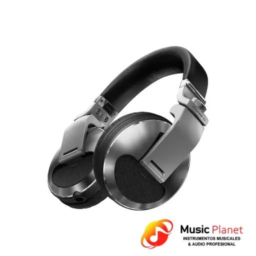 [(23) F1230309009] Auriculares Pioneer DJ HDJ-X10-S - Plateado & Negro