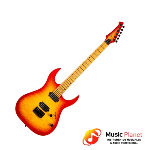 [(22D) 2503180815489590] Guitarra Electrica Spira Guitars - S-500 QFB - Fireburst