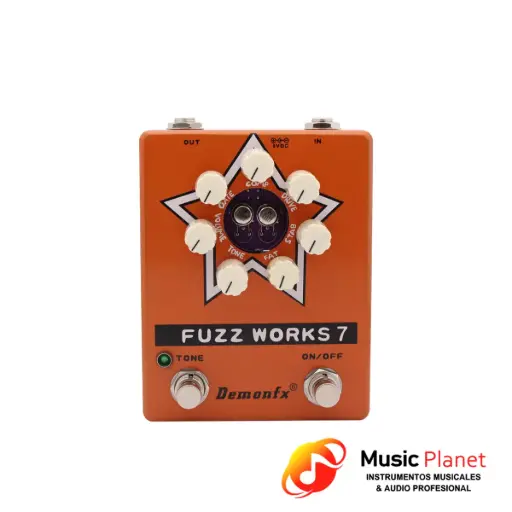 [(22D) 2404251433416680] Pedal Fuzz Demon Fx - Fuzz Works - Naranja
