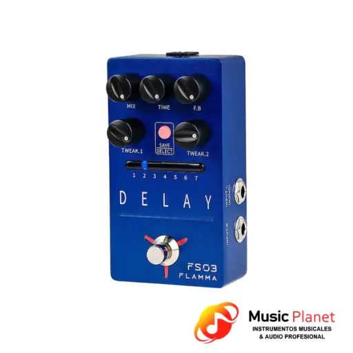 [(22D) 2112221728266033] Pedal Delay Flamma - FS03 DELAY - Azul 