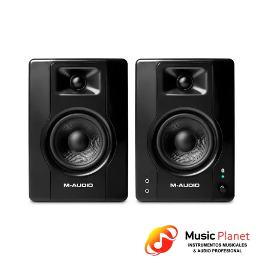 [(22D) 2103191346054622] Monitores de Estudio M-Audio - BX4BT /Par - Negro