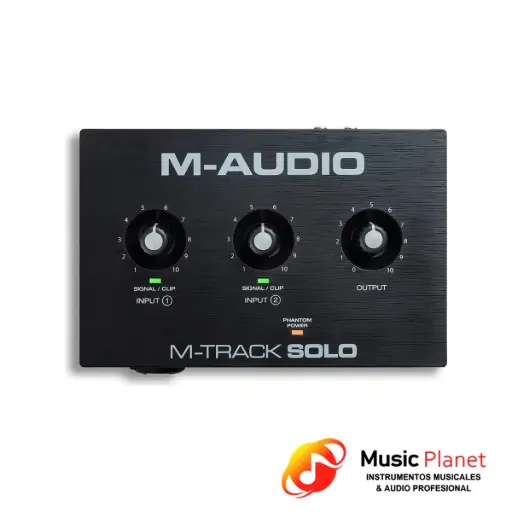 [(22D) 2012221401083332] Interface de Audio & Midi M-Audio - MTRACK SOLO - Negro