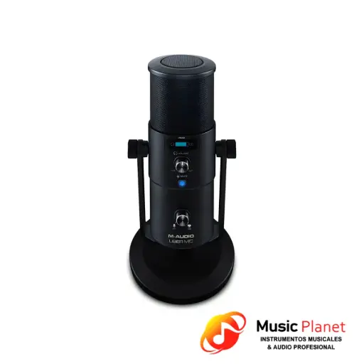 [(22D) 2201171257301544] Microfono Condensador M-Audio - UBERMIC - Negro