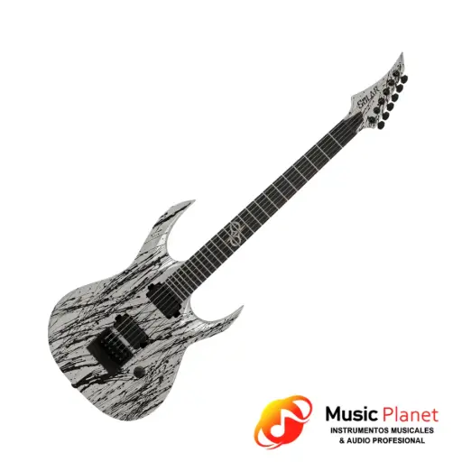 [(22D) 2505221347138448] Guitarra Electrica Solar - 050621-01 - A1.6SOP Canibalismo - Negro 