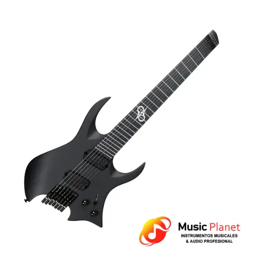 [(22D) 2509221411216423] Guitarra Electrica Solar - 052024-02 - H2.7C - Negro Mate