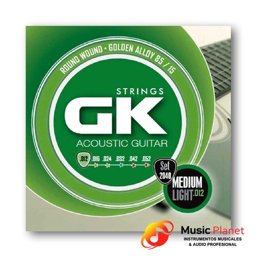 [(4) 430007] Encordado Guitarra Acustica GK 2040