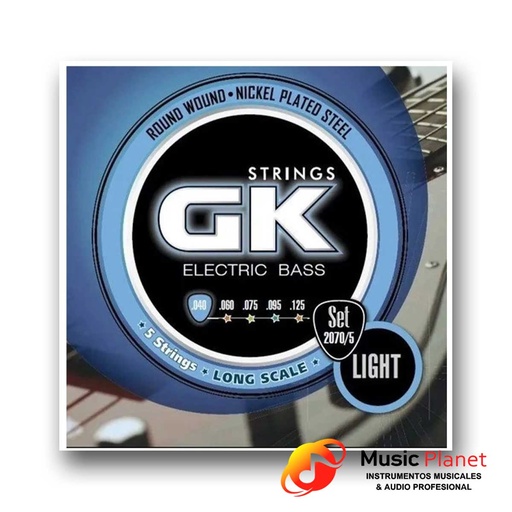[(4) 455207] Encordado Bajo Electrico GK 2070/5