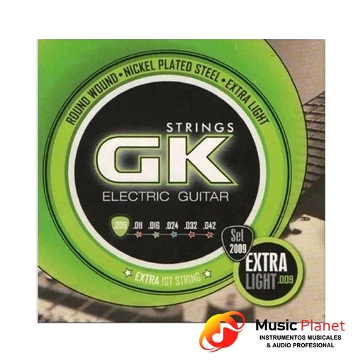 [(4) 482007] Encordado Guitarra Electrica GK 2009