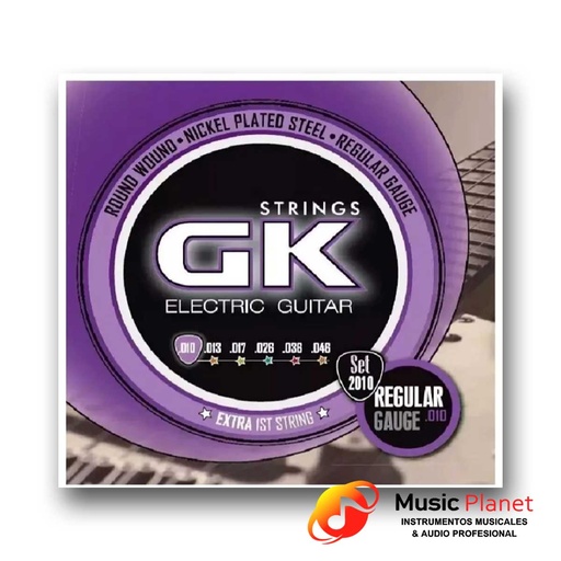 [(4) 485007] Encordado Guitarra Electrica GK 2010
