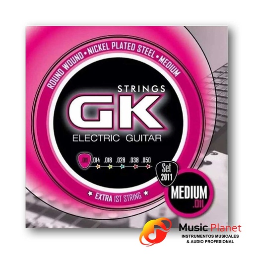 [(4) 487007] Encordado Guitarra Electrica GK 2011