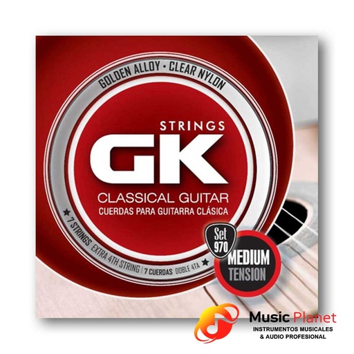 [520015] Encordado Guitarra Clasica GK 970 c/doble 4a.