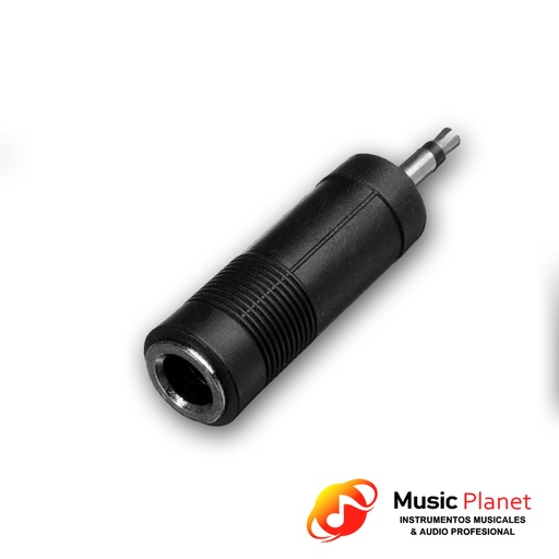 [(4) 570010] Adaptador Jack 6,5 a Plug 3,5 Mono (08/05) Plastico